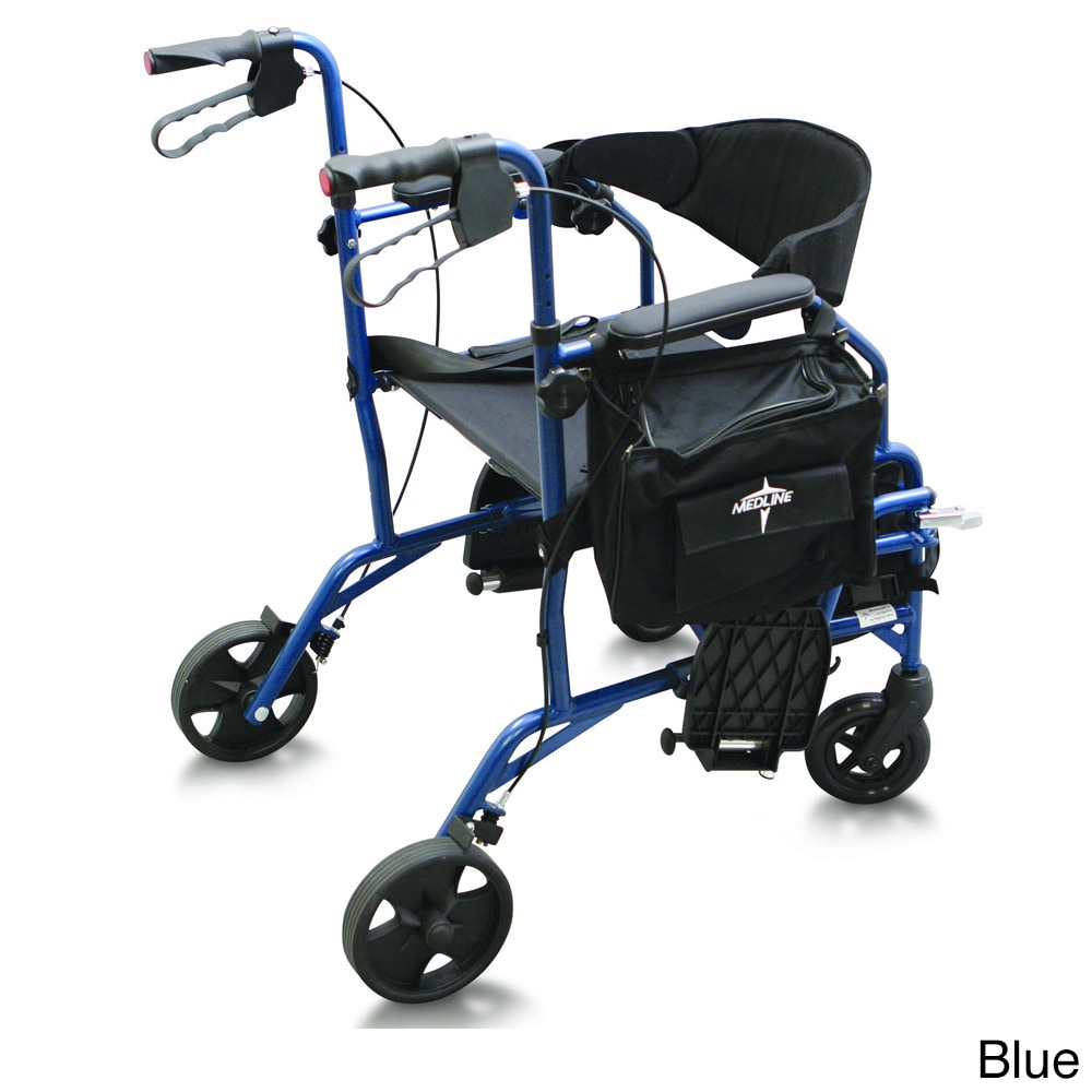 Medline Translator Combination Transport Chair And Rollator