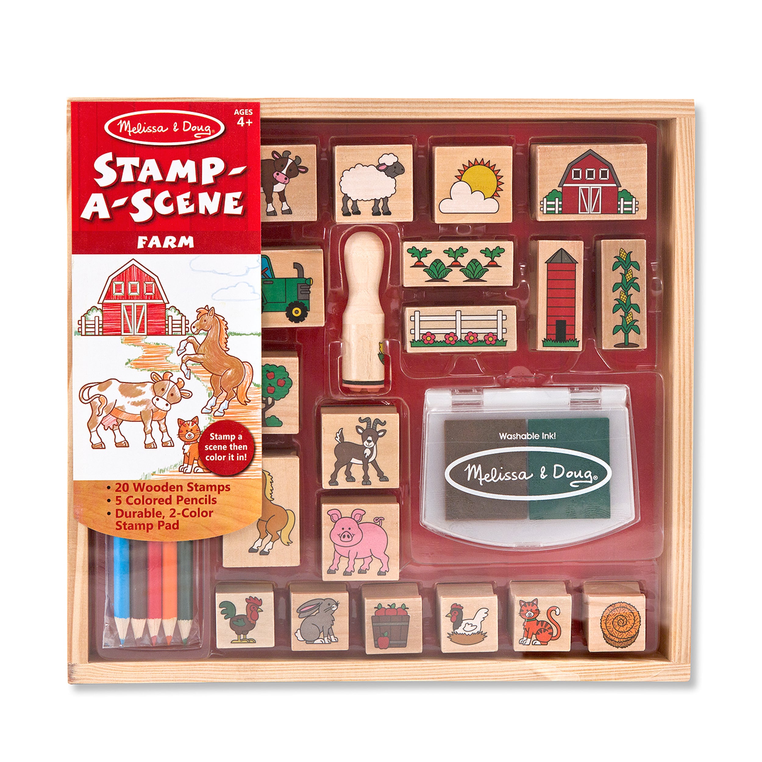 melissa and doug farm stamp set