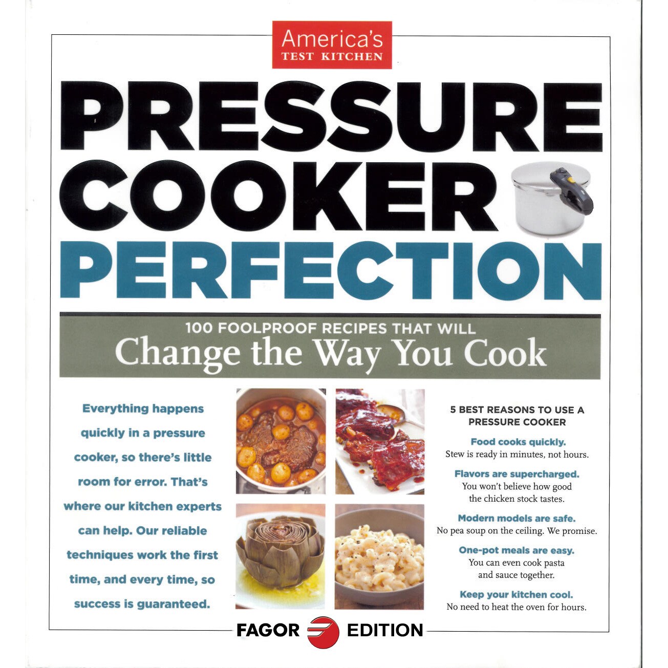 Fagor Duo 10-quart Pressure Cooker with Bonus 'Pressure Cooker