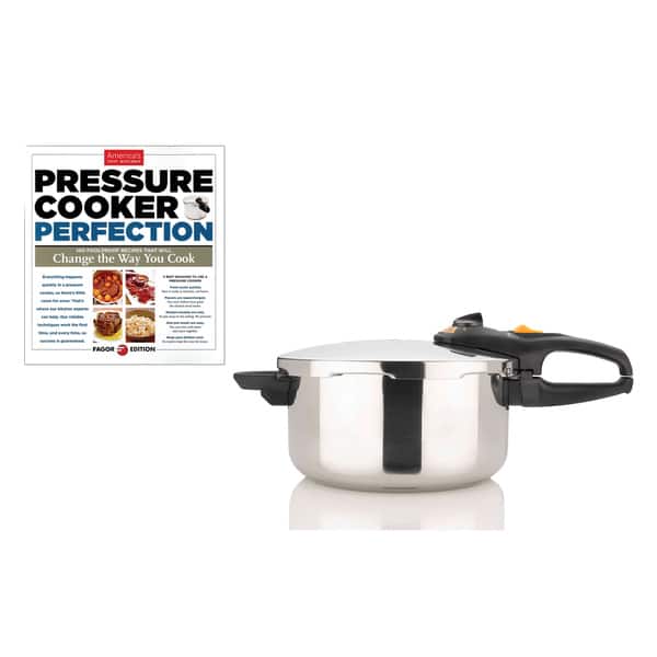 Fagor Duo 4-quart Pressure Cooker with Bonus 'Pressure Cooker Perfection'  Cookbook - Bed Bath & Beyond - 8595202
