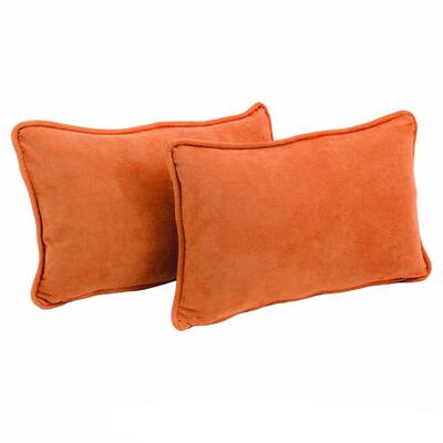 Buy Orange Suede Throw Pillows Online At Overstock Our Best