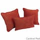 Blazing Needles Delaney 3-Piece Indoor Throw Pillow Set - Cardinal Red