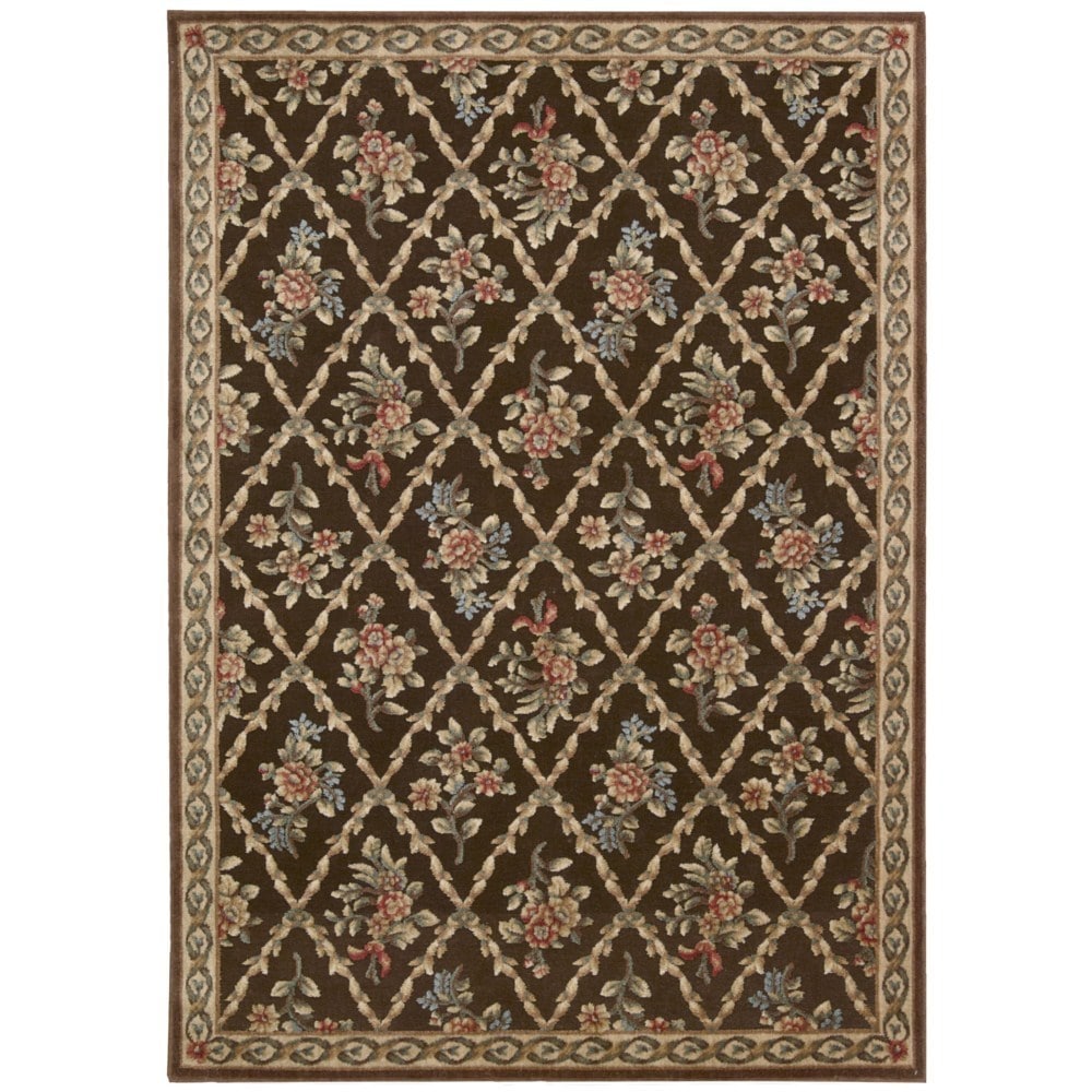 Kathy Ireland Home Villa Retreat Chocolate Rug (36 X 56)