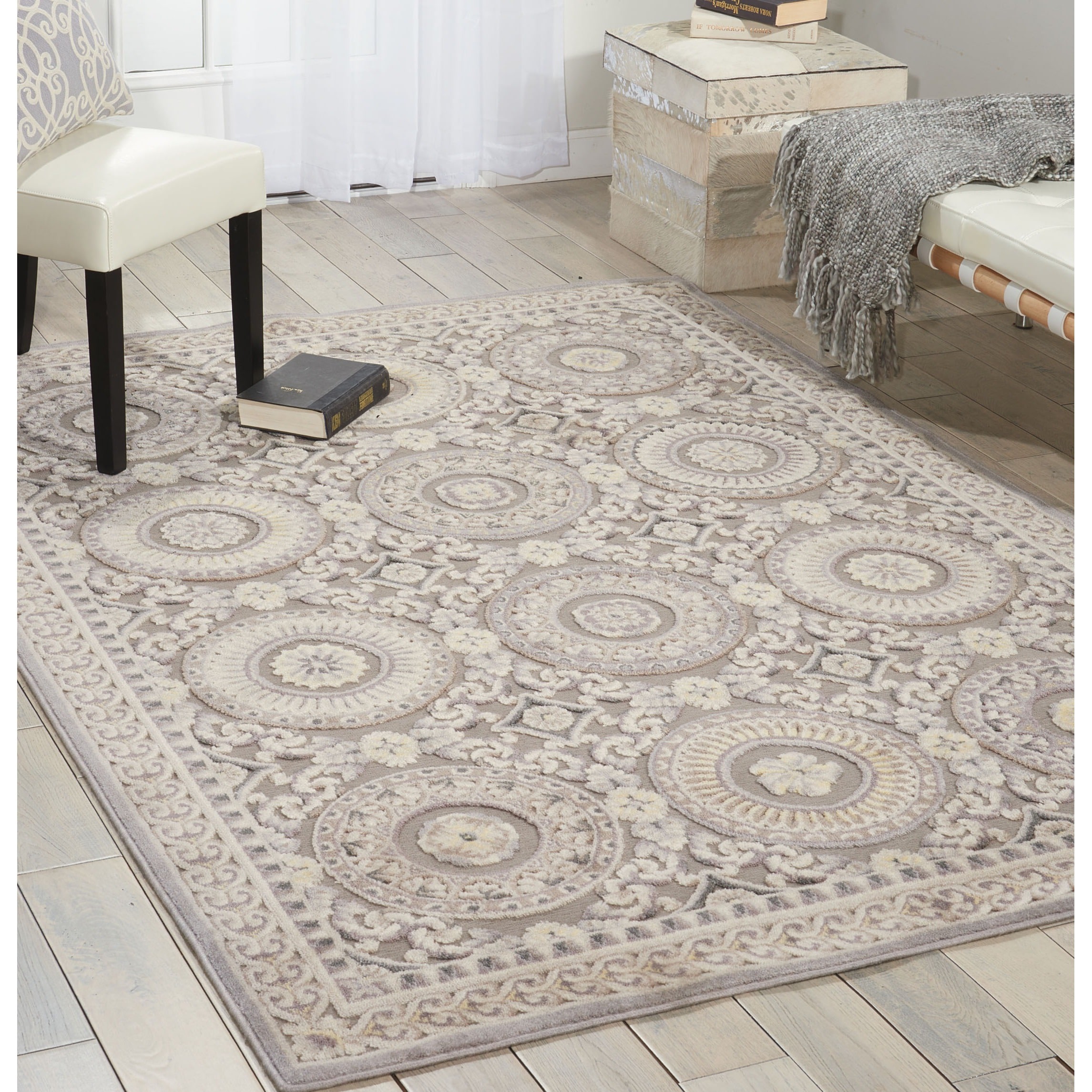 Kathy Ireland Home Villa Retreat Slate Rug (79 X 1010)