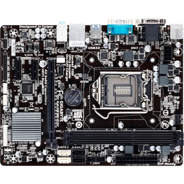 Gigabyte GA H81M D2V Desktop Motherboard   Intel H81 Chipset   Socket Giga Byte Technology Motherboards