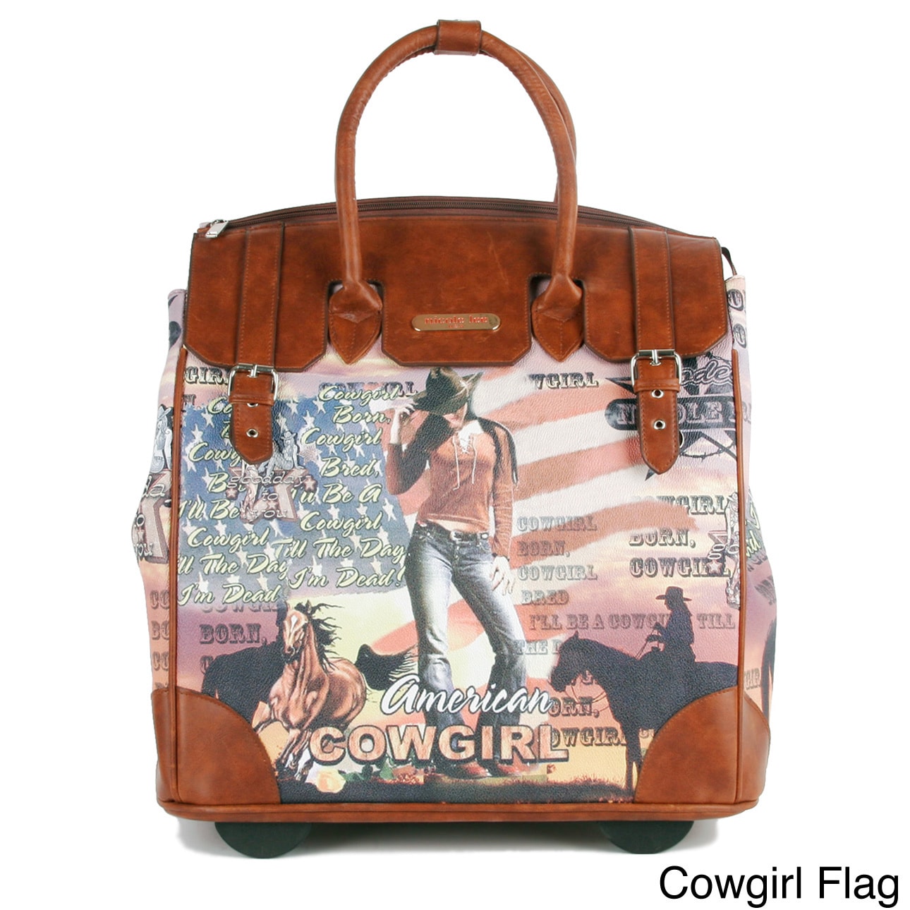Nicole Lee Rolling Business Tote Special Print Edition