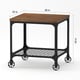 preview thumbnail 12 of 10, Nelson Rectangle Industrial Modern Rustic End Table by iNSPIRE Q Classic