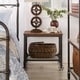 preview thumbnail 2 of 10, Nelson Rectangle Industrial Modern Rustic End Table by iNSPIRE Q Classic