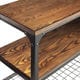 Thumbnail 5, Nelson Industrial Modern Rustic Console Sofa Table TV Stand by iNSPIRE Q Classic. Changes active main hero.