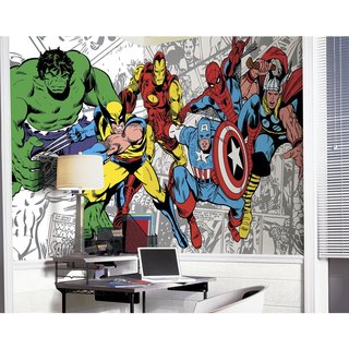 Marvel Classics Character Mural (6'x10.5')