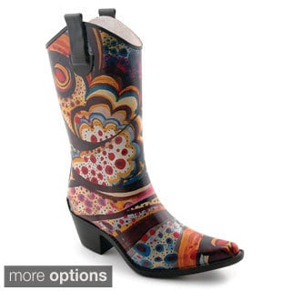 Shop Corkys Women's 'Rodeo' Printed Western Rain Boots - Free Shipping ...