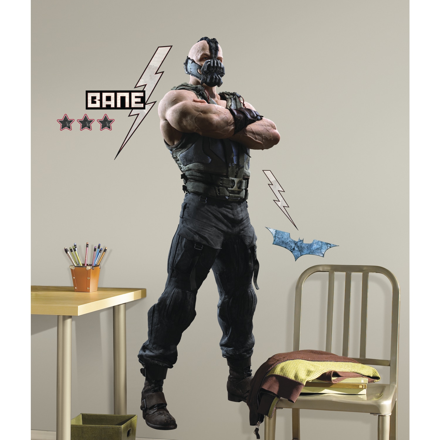 Batman Dark Knight Rises Bane Peel And Stick Giant Wall Decal