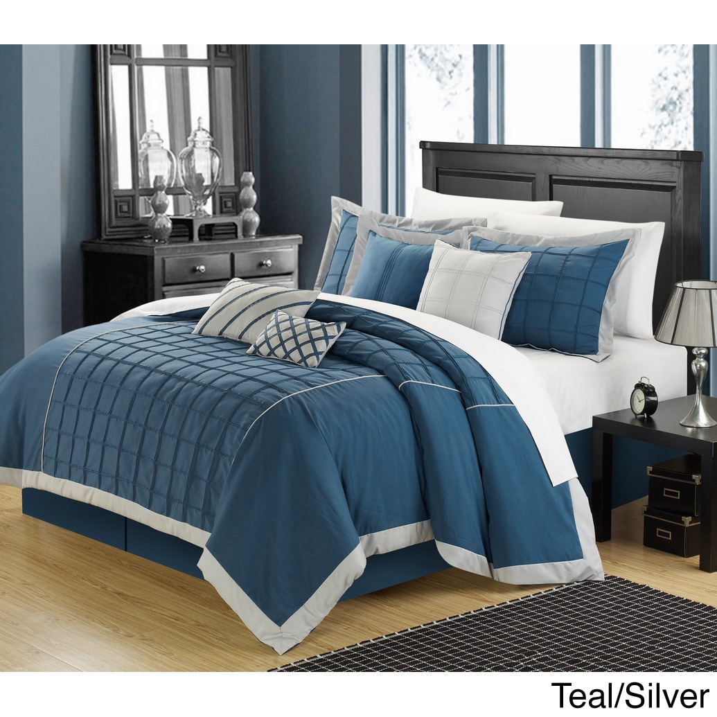 Rhodes 8 piece Embroidered Comforter Set