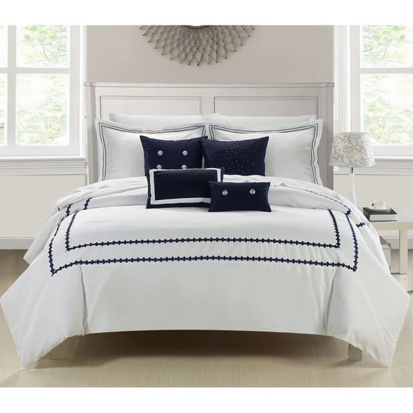 Shop Mandalay 7 Piece Embroidered Comforter Set Free