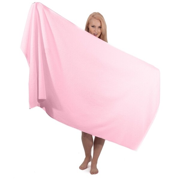 baby pink bath sheets