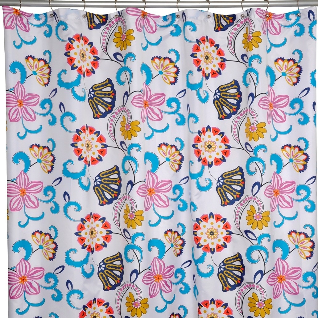 Bohemia Floral Shower Curtain