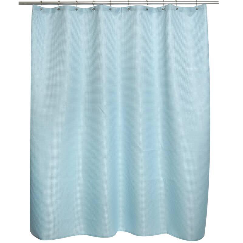 Soho Waffle Spa Blue Shower Curtain Bed Bath & Beyond 8597695