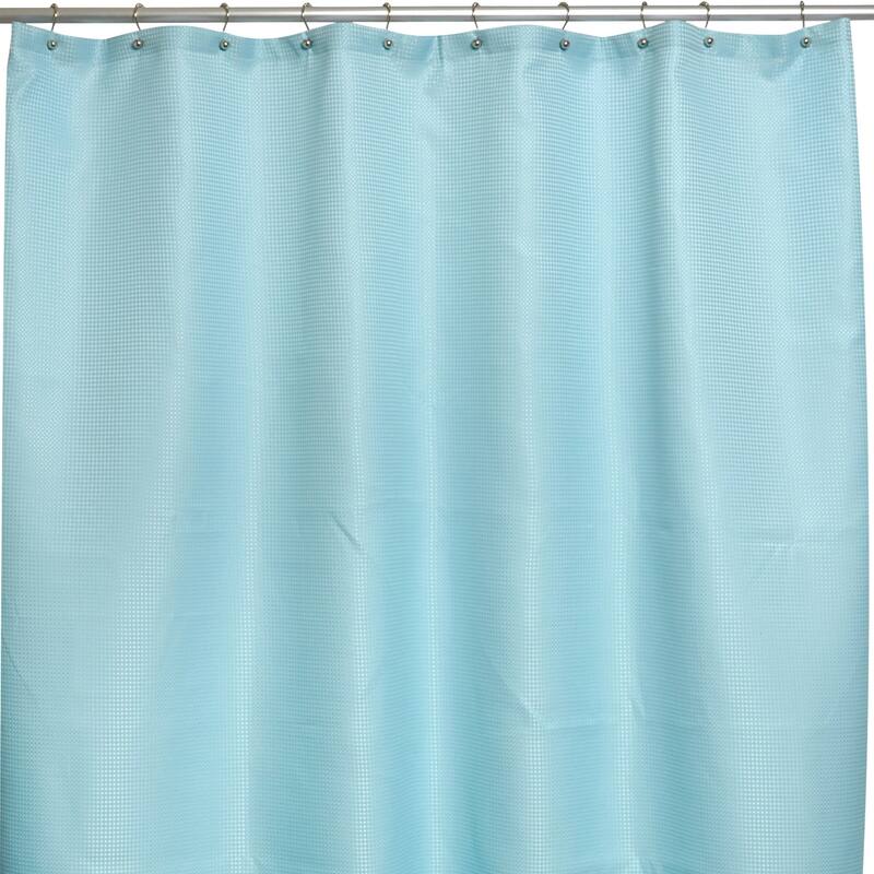 Soho Waffle Spa Blue Shower Curtain Bed Bath & Beyond 8597695