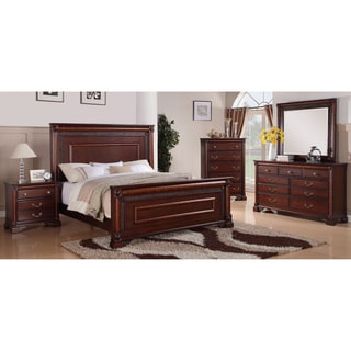 Picket House Rhapsody 5-piece Dark Cherry Finish Bedroom Set - Bed
