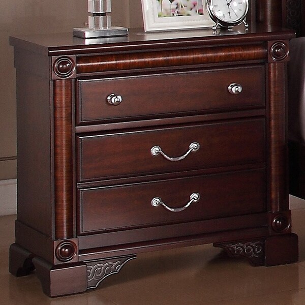 Picket House Rhapsody 5-piece Dark Cherry Finish Bedroom Set - Bed