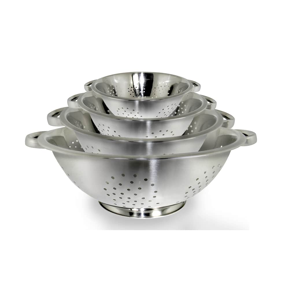 Stainless Steel 4-piece Colander Set