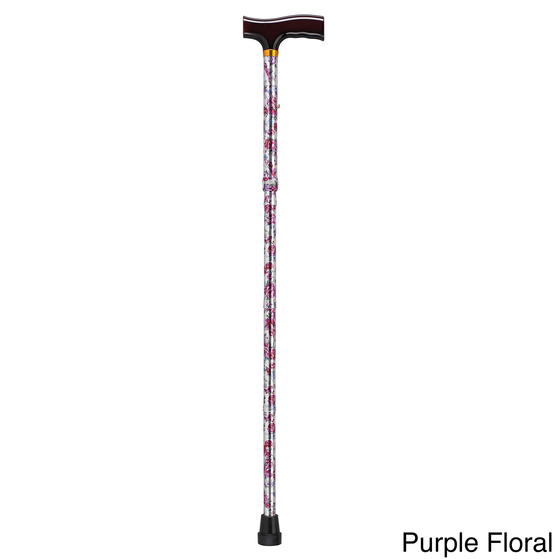 Lightweight Adjustable Folding Cane With T Handle