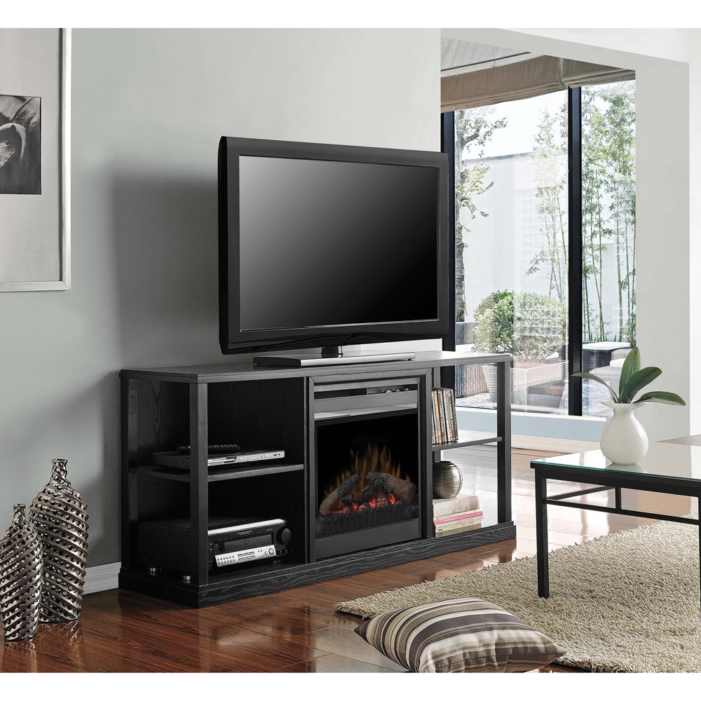 Dimplex Dfp20 1342ba3a Black Finish Transitional Media Console