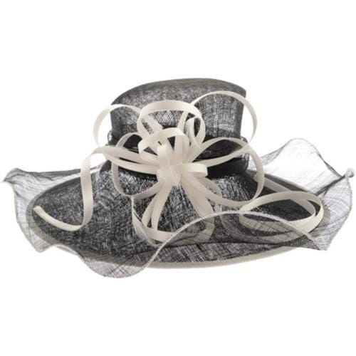 Womens Organza Flower Packable Hat