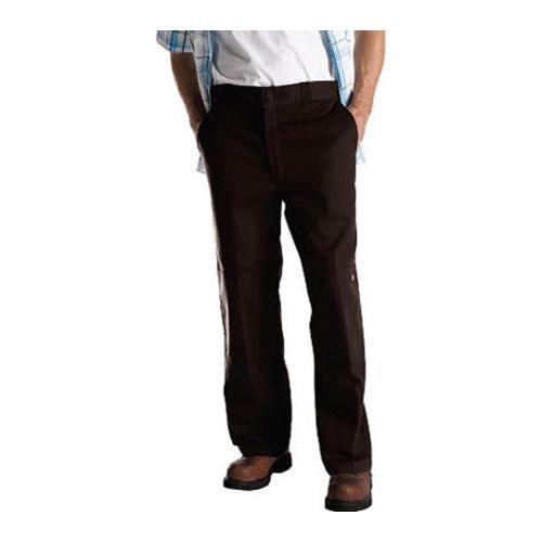 Men's Dickies Loose Fit Double Knee Work Pant 30in Inseam Dark Brown