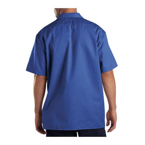 Men's Dickies Short Sleeve Work Shirt Royal Blue - 16882083 - Overstock ...