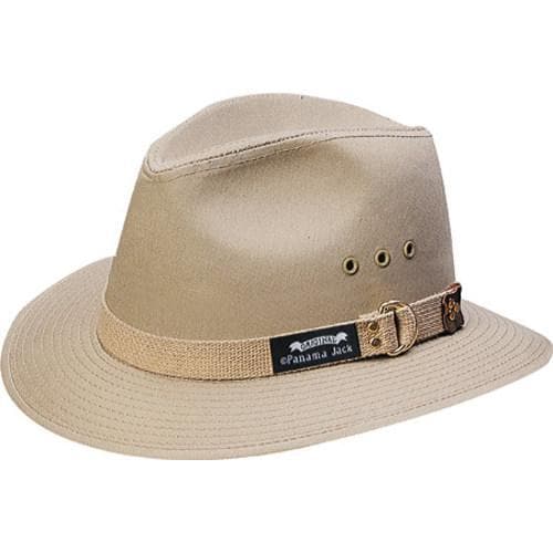 Men's Panama Jack Original Canvas Safari Hat Natural - Free Shipping On ...