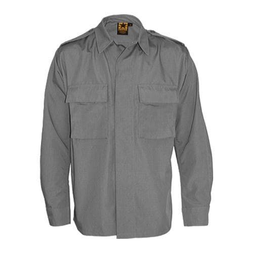 Shop Men's Propper BDU 2-Pocket Shirt Long Sleeve 65P/35C Grey - Free ...