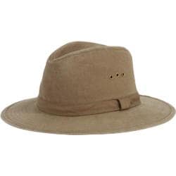 canvas fedora hat