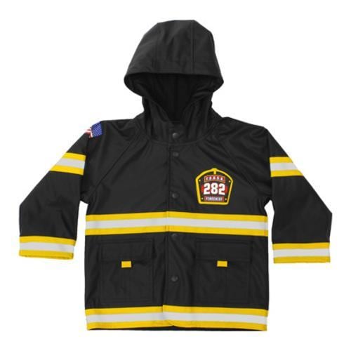 Boys Western Chief F.D.U.S.A. Firechief Raincoat Black   16891553