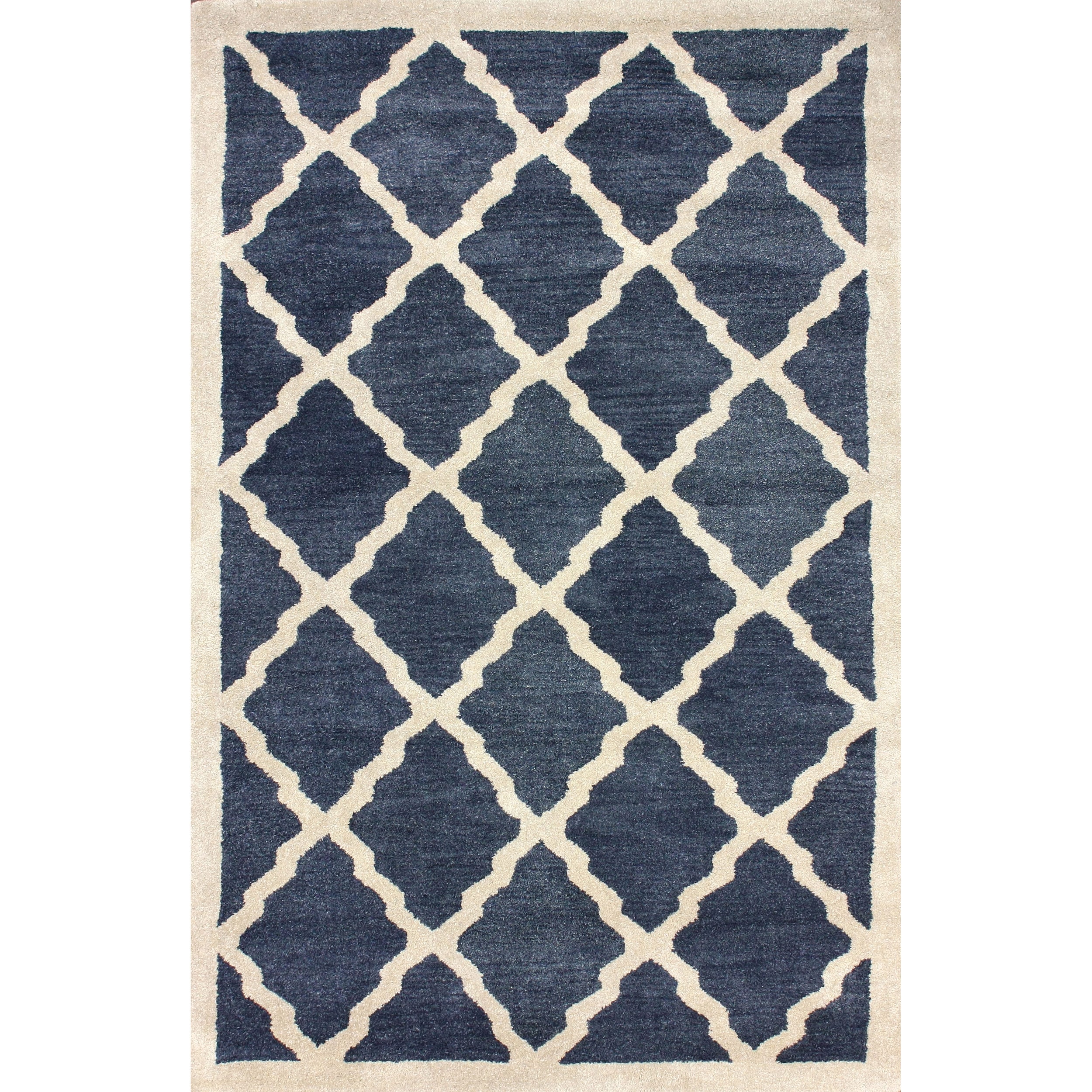 Nuloom Contemporary Handmade Marrakesh Moroccan Trellis Wool Rug (5 X 8)