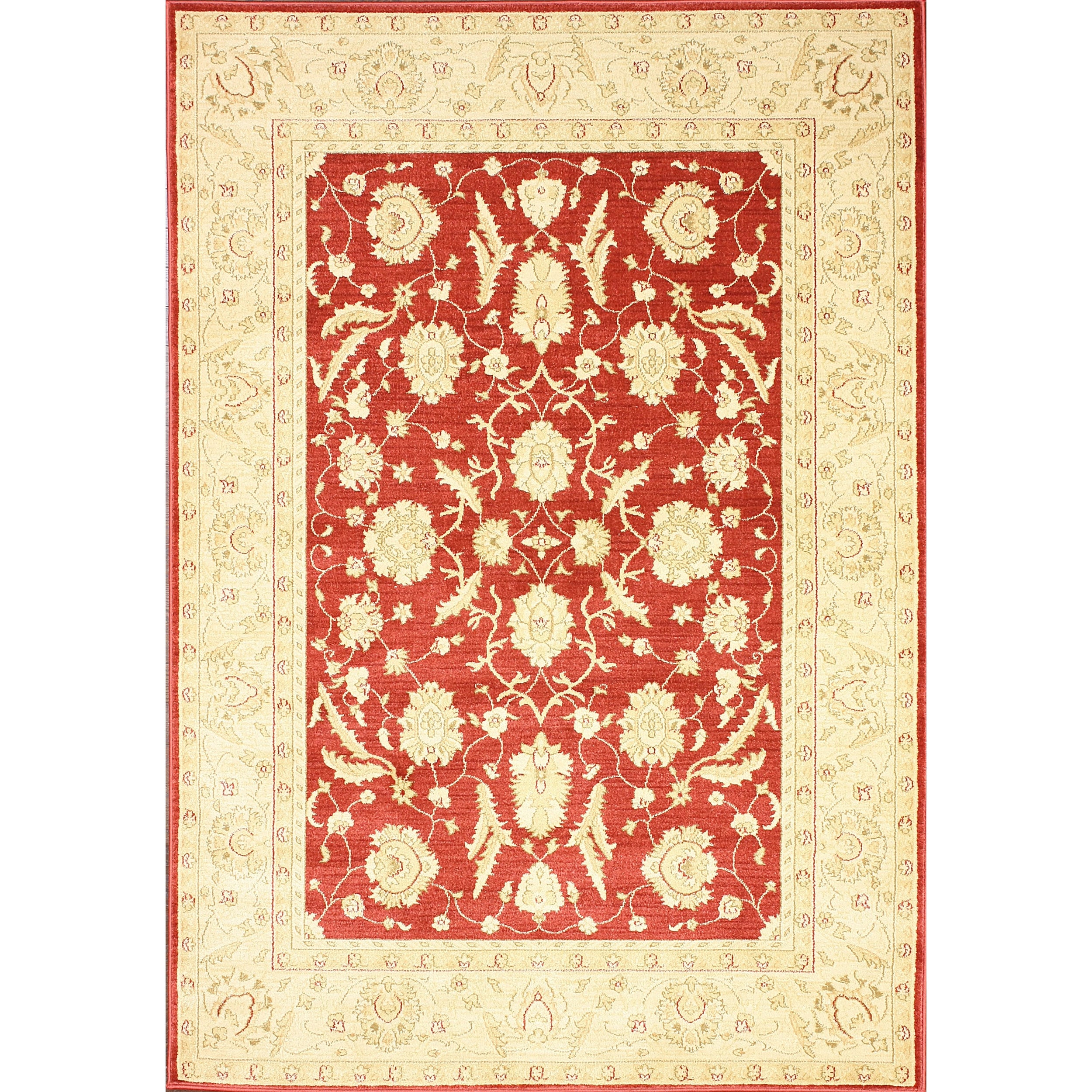 Nuloom Traditional Ziegler Mahal Red Rug (53 X 77)