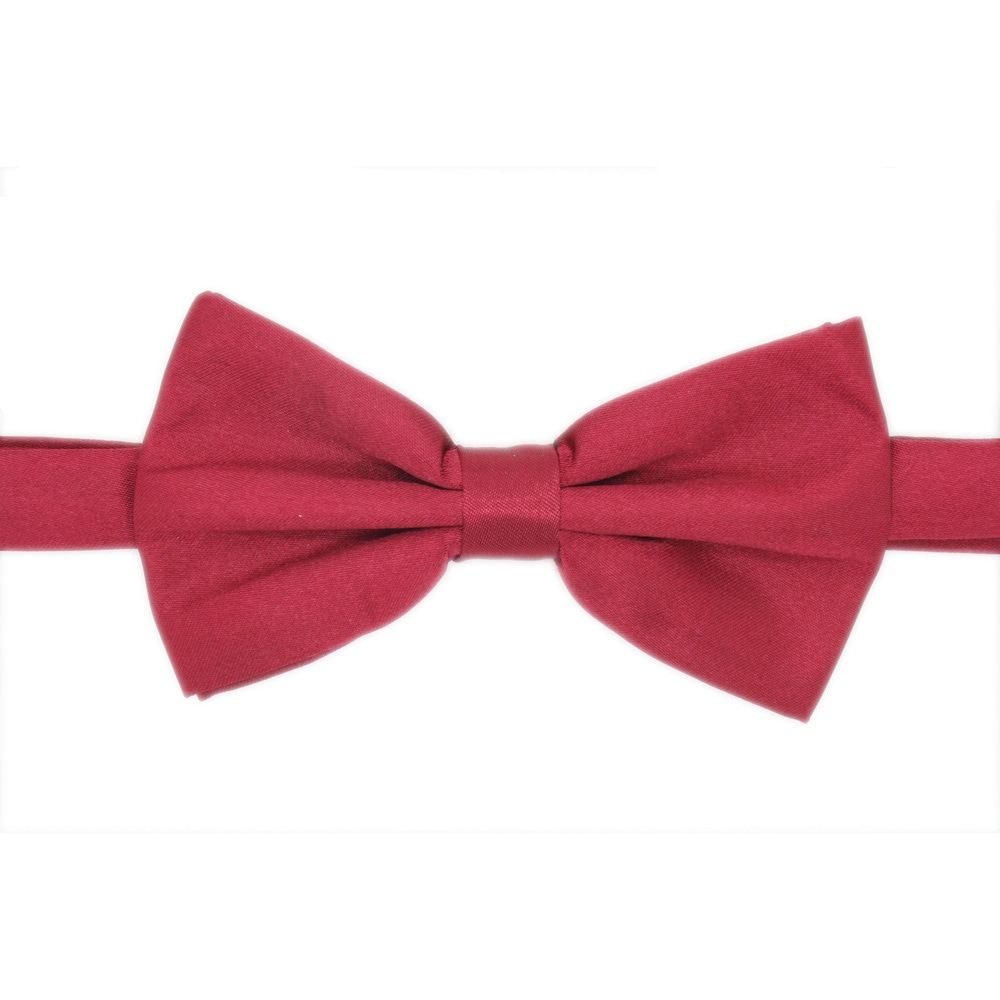 Ferrecci Mens Burgundy Bowtie