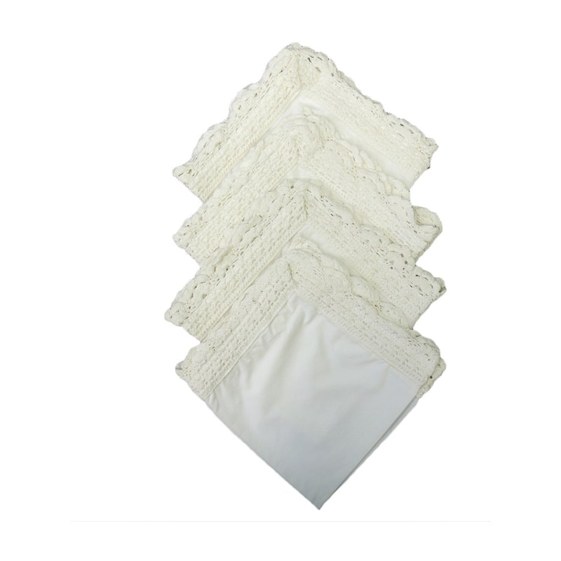 Vintage Crochet Napkins (Set of 4)