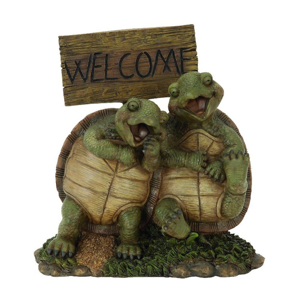 Turtle Welcom Sign Garden Decor