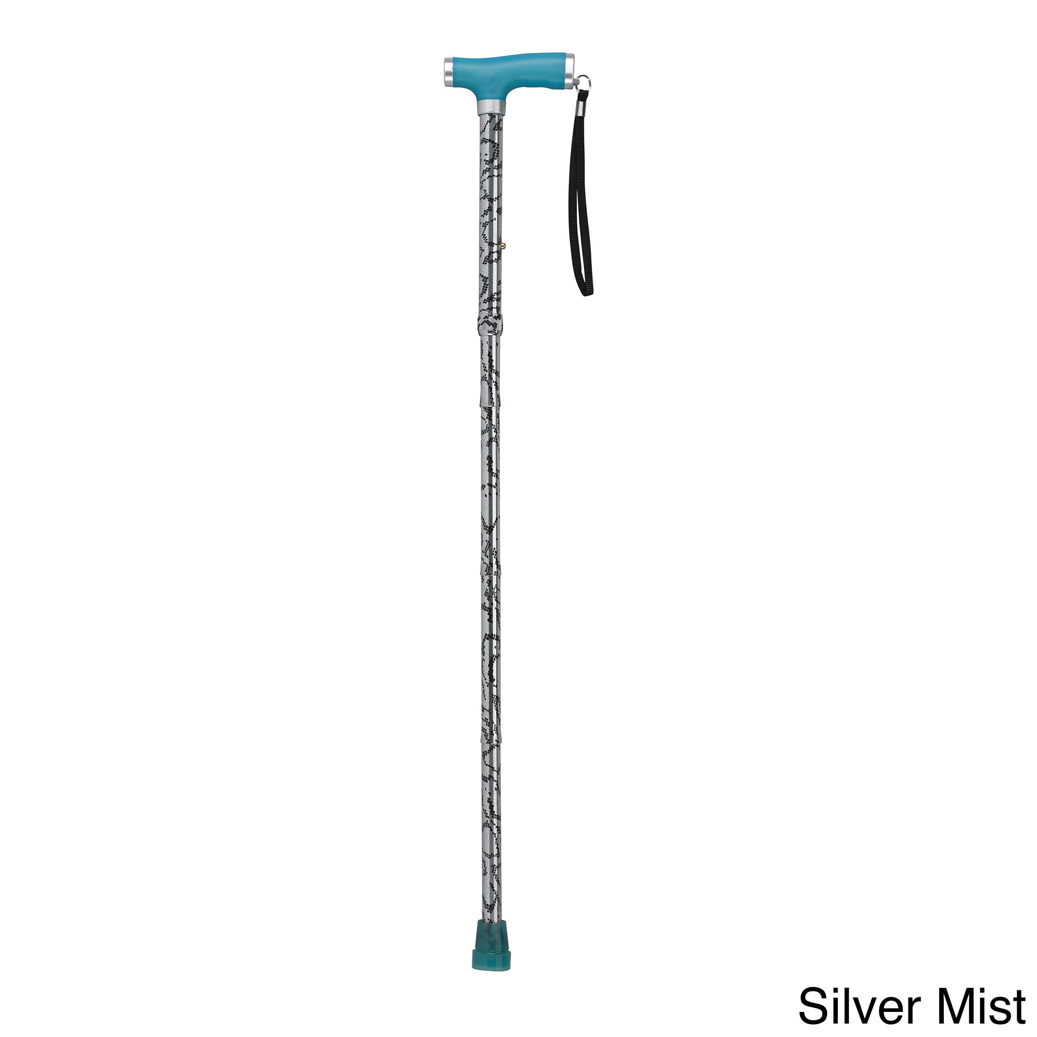 Folding Cane With Glow Gel Grip Handle