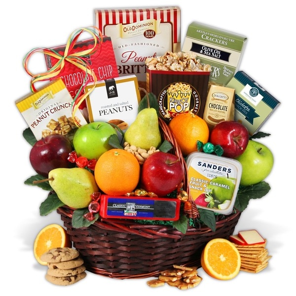 Bountiful Harvest Fruit Gift Basket - Overstock™ Shopping - The Best ...