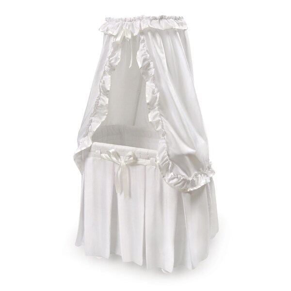 Badger Basket Majesty White Baby Bassinet