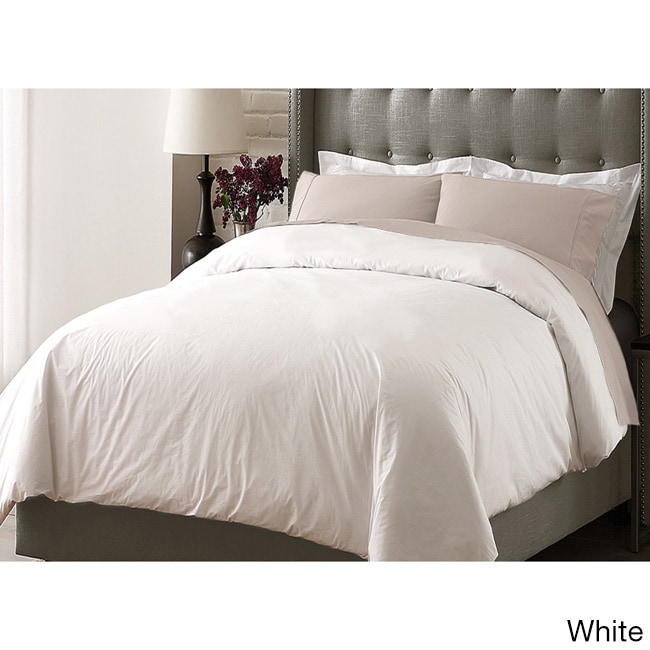 Oversize Cotton 3 piece Duvet Cover Set