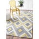 preview thumbnail 11 of 33, Nuloom Handmade Geometric Triangle Area Rug