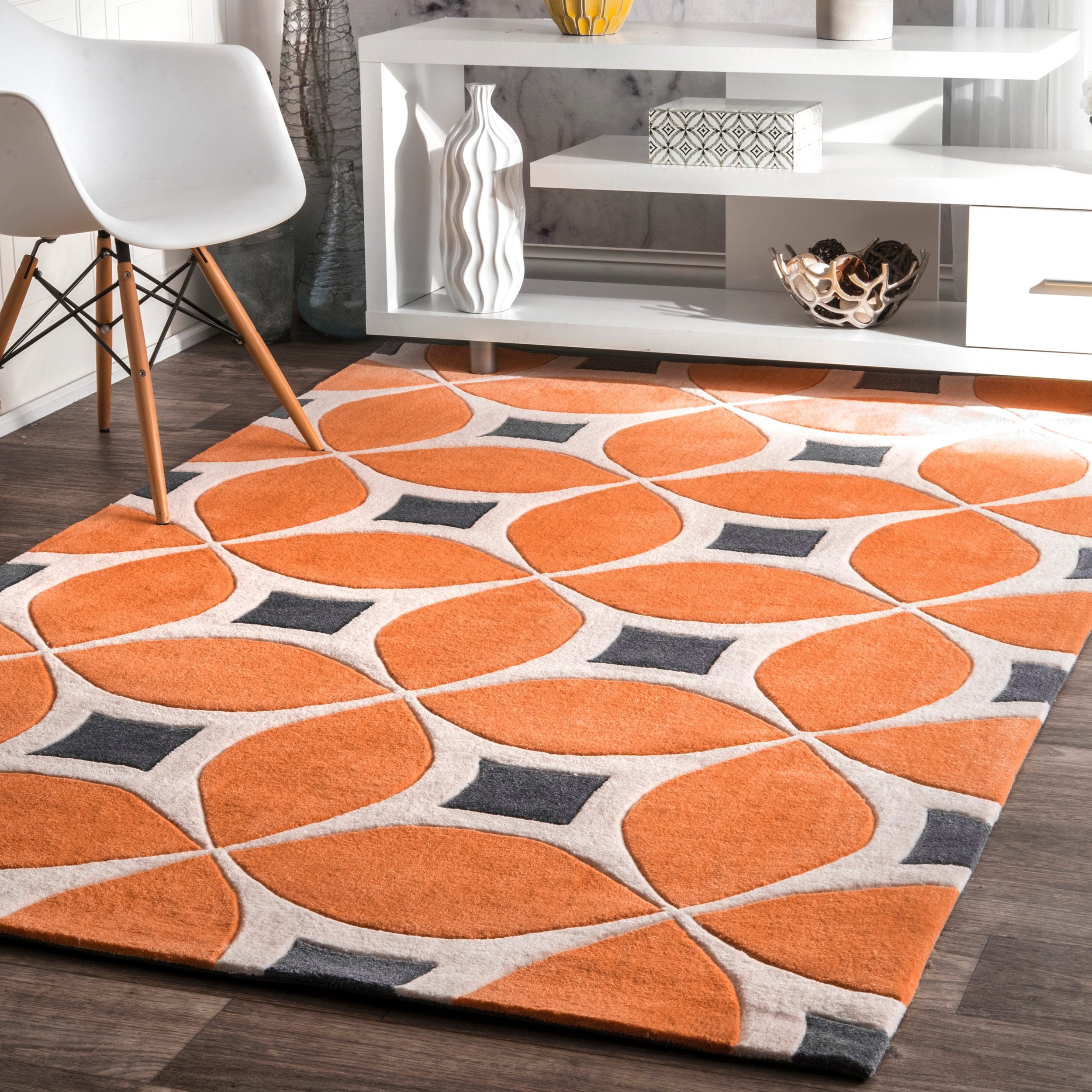 Nuloom Handmade Modern Disco Rug (76 X 96)