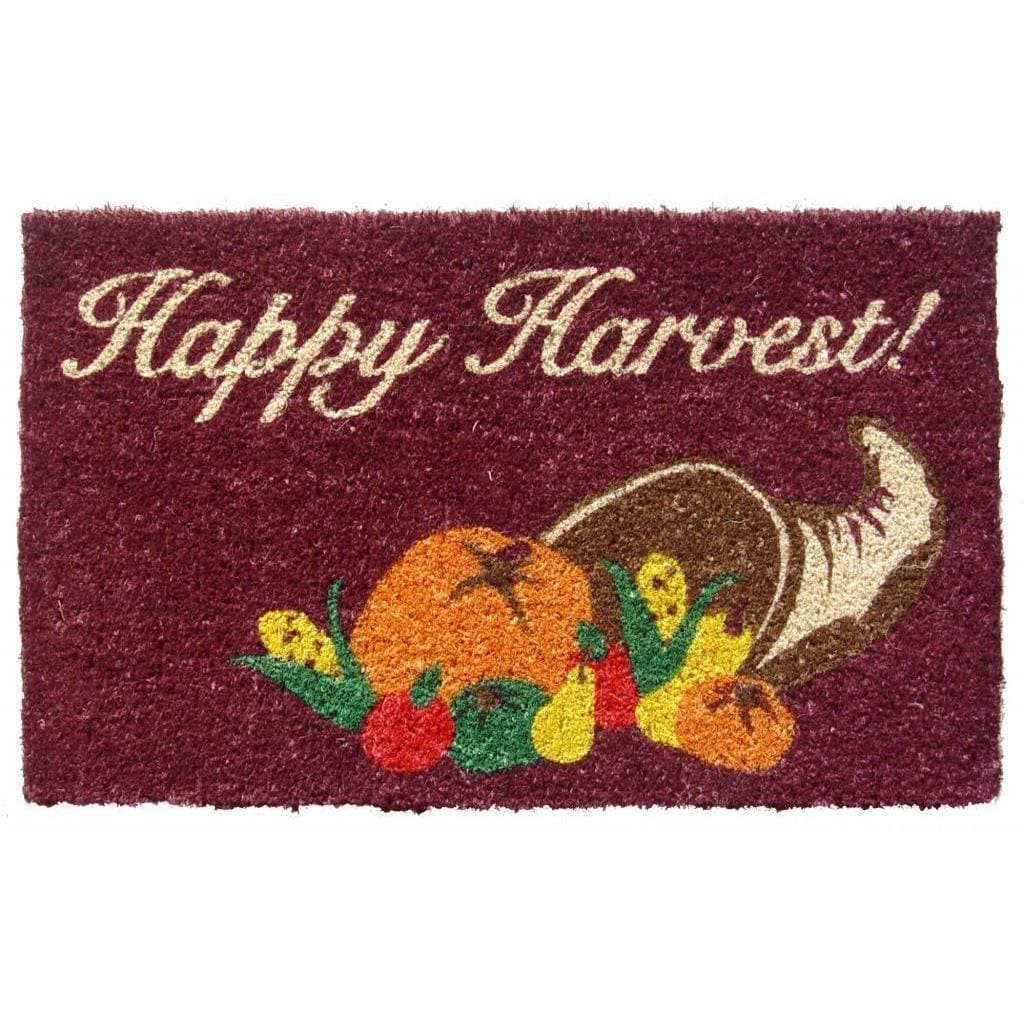 Cornucopia Hand woven Coconut Fiber Doormat