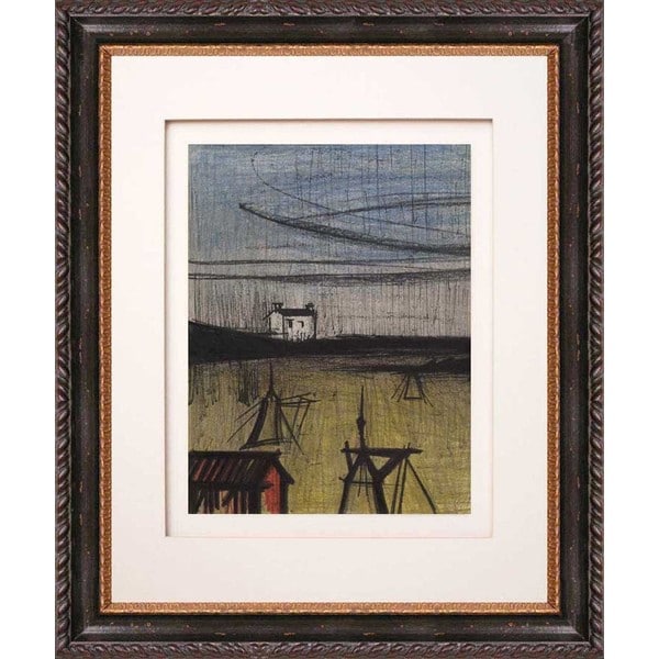 Bernard Buffet Landscape 2 Original Lithograph