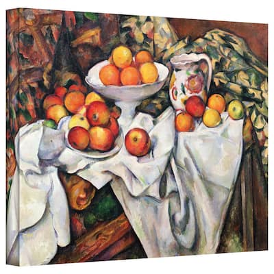 Paul Cezanne "Apples and Oranges" Gallery-Wrapped Canvas Art