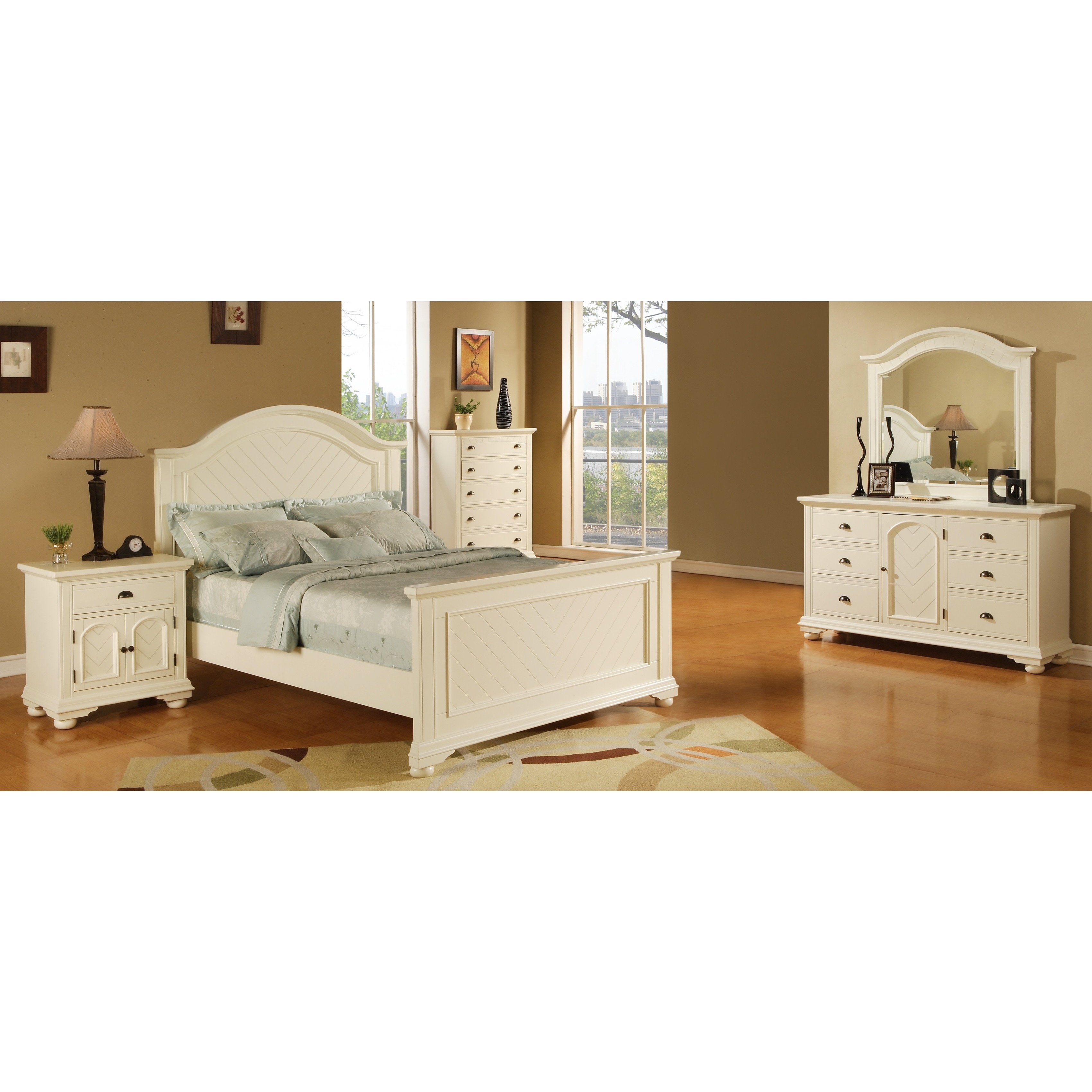 Napa Cottage White Bedroom 5 piece Set