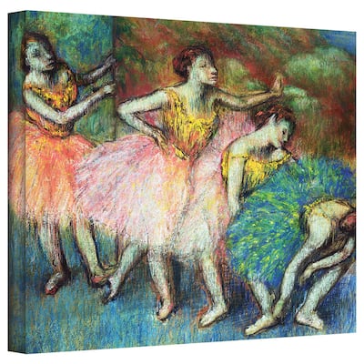 Edgar Degas 'Four Dancers' Gallery-Wrapped Canvas Art